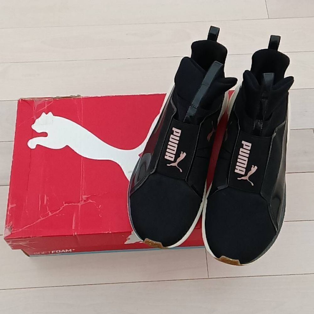 Puma Womens Fierce VR Logo CutβOut Trainers & Gym Shoes Black Sizeβ9